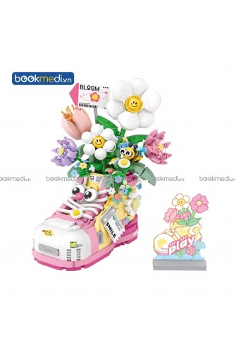 Đồ Chơi Lắp Ráp Mô Hình Giày Thể Thao Hoa (Flower Sport Shoes) Hãng Loz